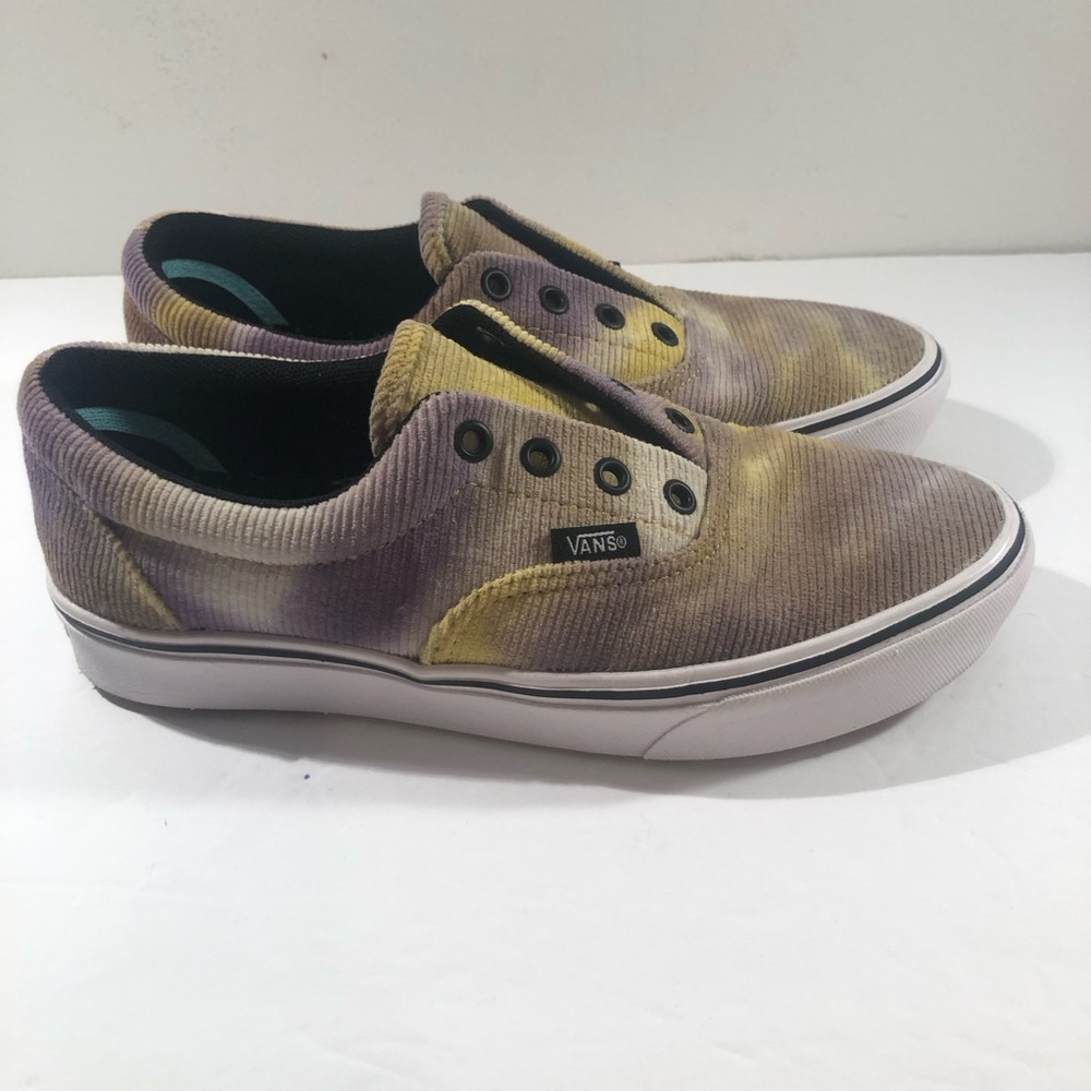 Vans Off The Wall Sneakers  #721356 Unisex Womens 7.5 / Mens 6 Yellow-Purple NEW